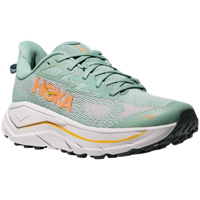 Hoka Challenger 8 - Womens Trail Running Shoes - Jade/Cosmic Grey