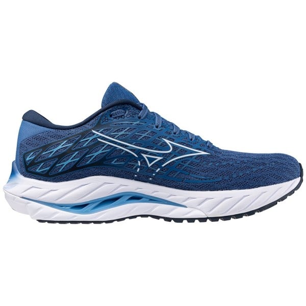 Mizuno Wave Inspire 20 - Mens Running Shoes - Federal Blue/White/Alaskan Blue