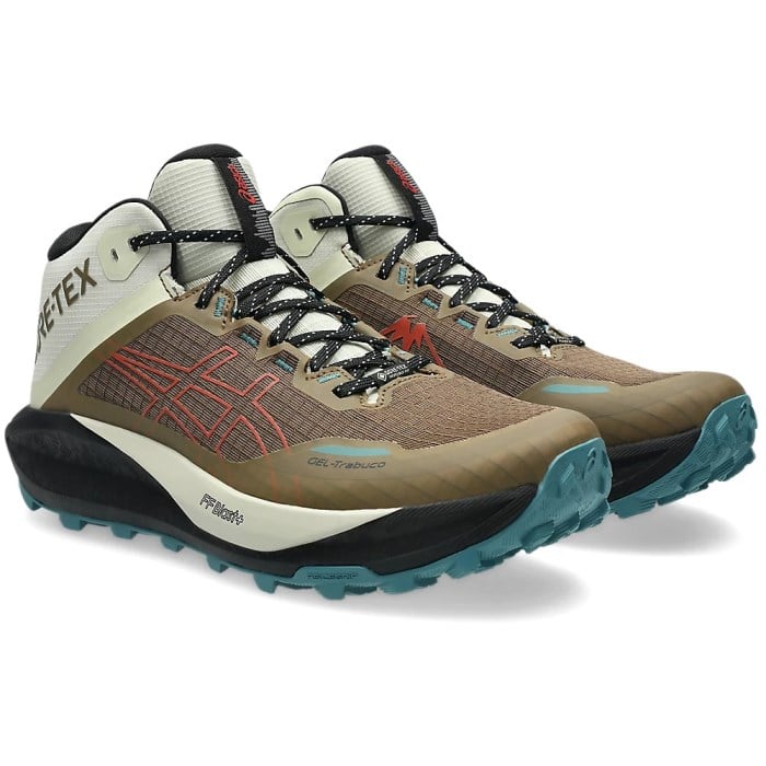 Asics Gel Trabuco MT GTX - Mens Hiking Shoes - Clay Canyon/Spice Latte - image 6