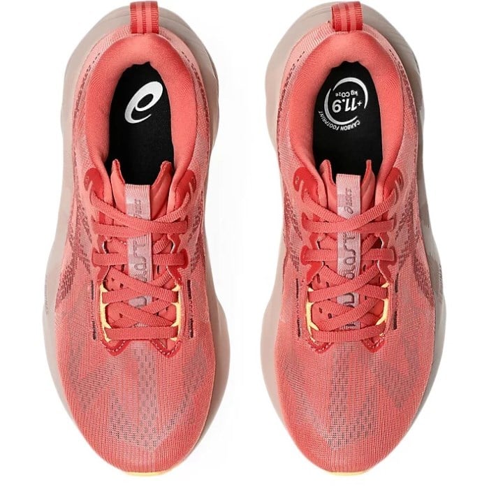 Asics NovaBlast 5 - Womens Running Shoes - Dark Pink Clay/Rubble Red