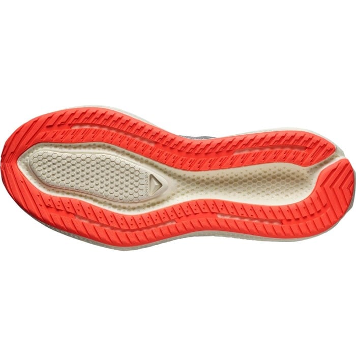 Salomon Aero Glide 3 - Mens Running Shoes - Alloy/Vanilla Ice/Neon Flame