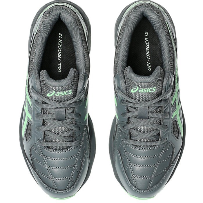 Asics Gel Trigger 12 TX GS - Kids Cross Training Shoes - Steel Grey/Menthol