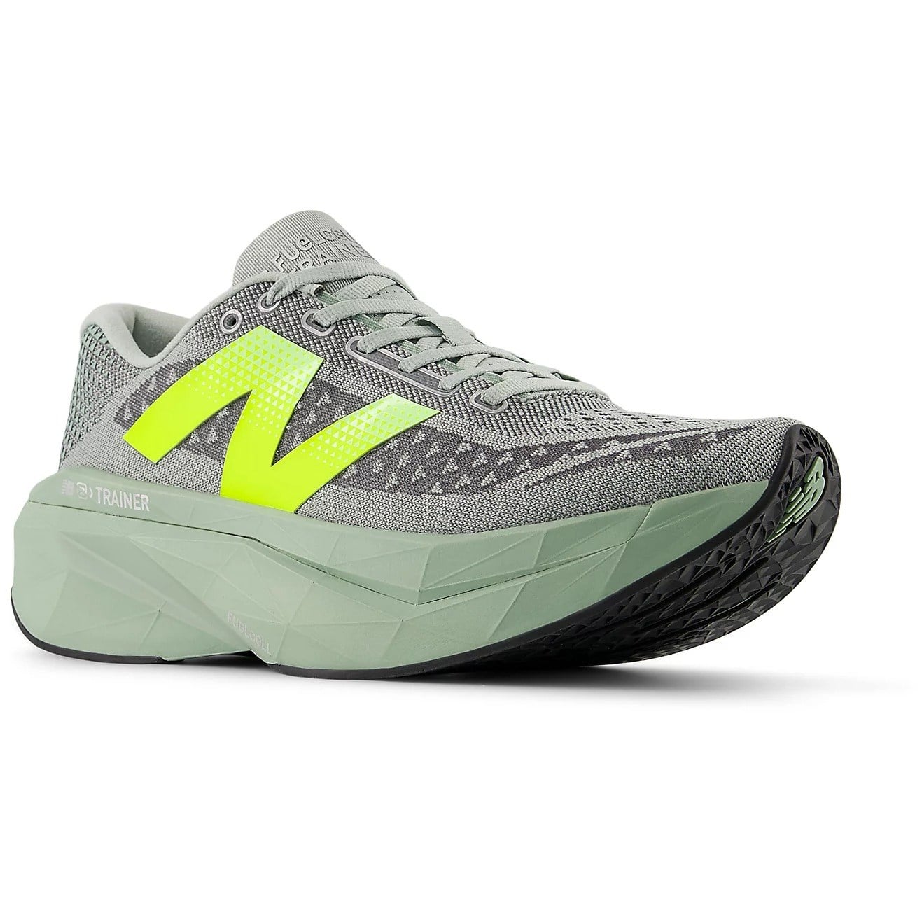 New Balance Fuelcell SuperComp Trainer v3 - Mens Running Shoes - Mosaic Green/Lone Star Grey