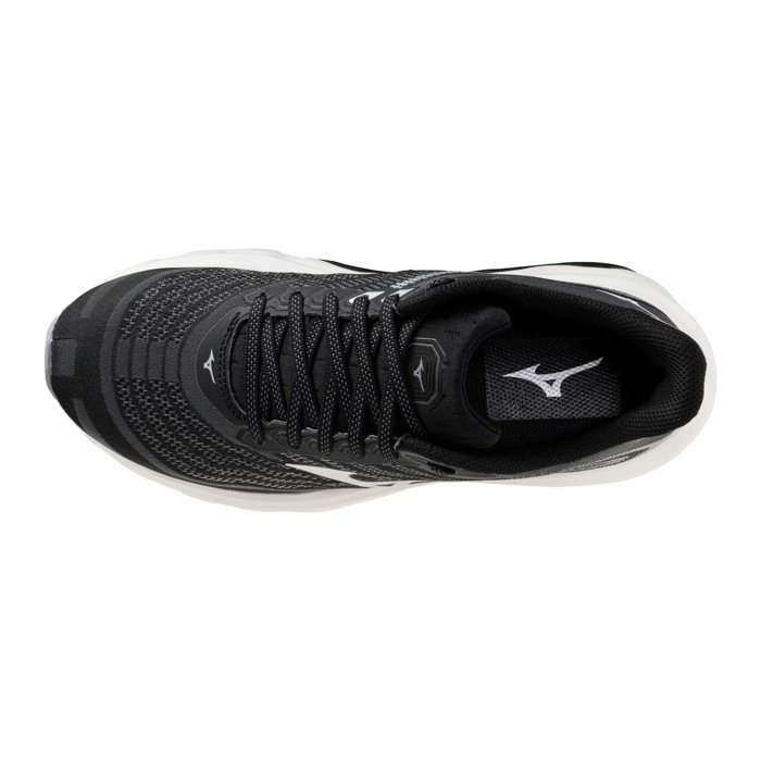 Mizuno Wave Horizon 8 - Womens Running Shoes - Black/White/Ultimate Gray