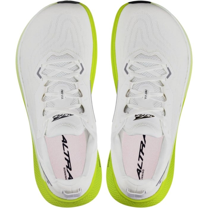 Altra FWD Via - Mens Running Shoes - White/Lime