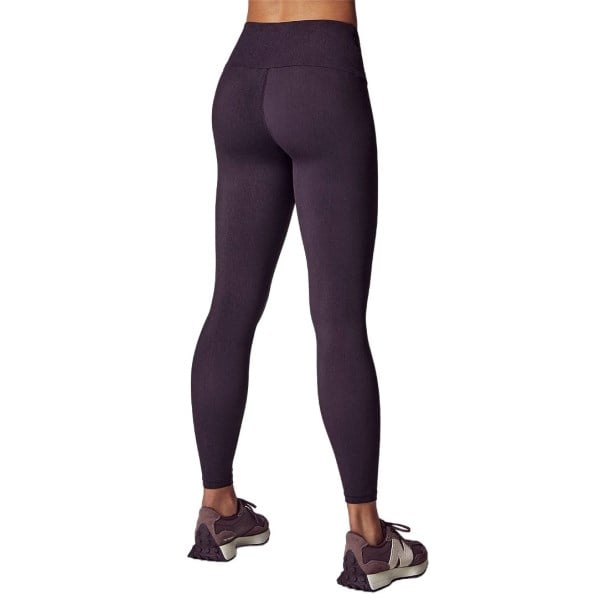 Running Bare Fight Club Ab-Waisted Womens Training Tights - Purple