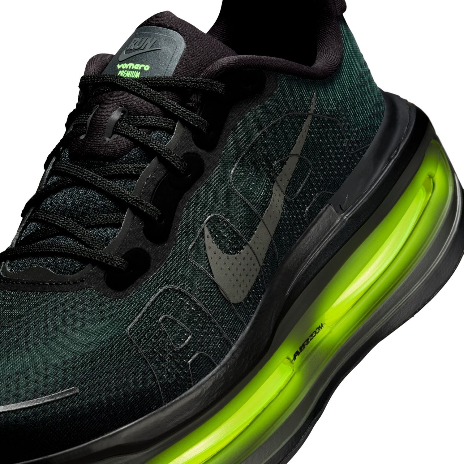 Nike Vomero Premium - Mens Running Shoes - Black/Iron Grey/Anthracite/Volt