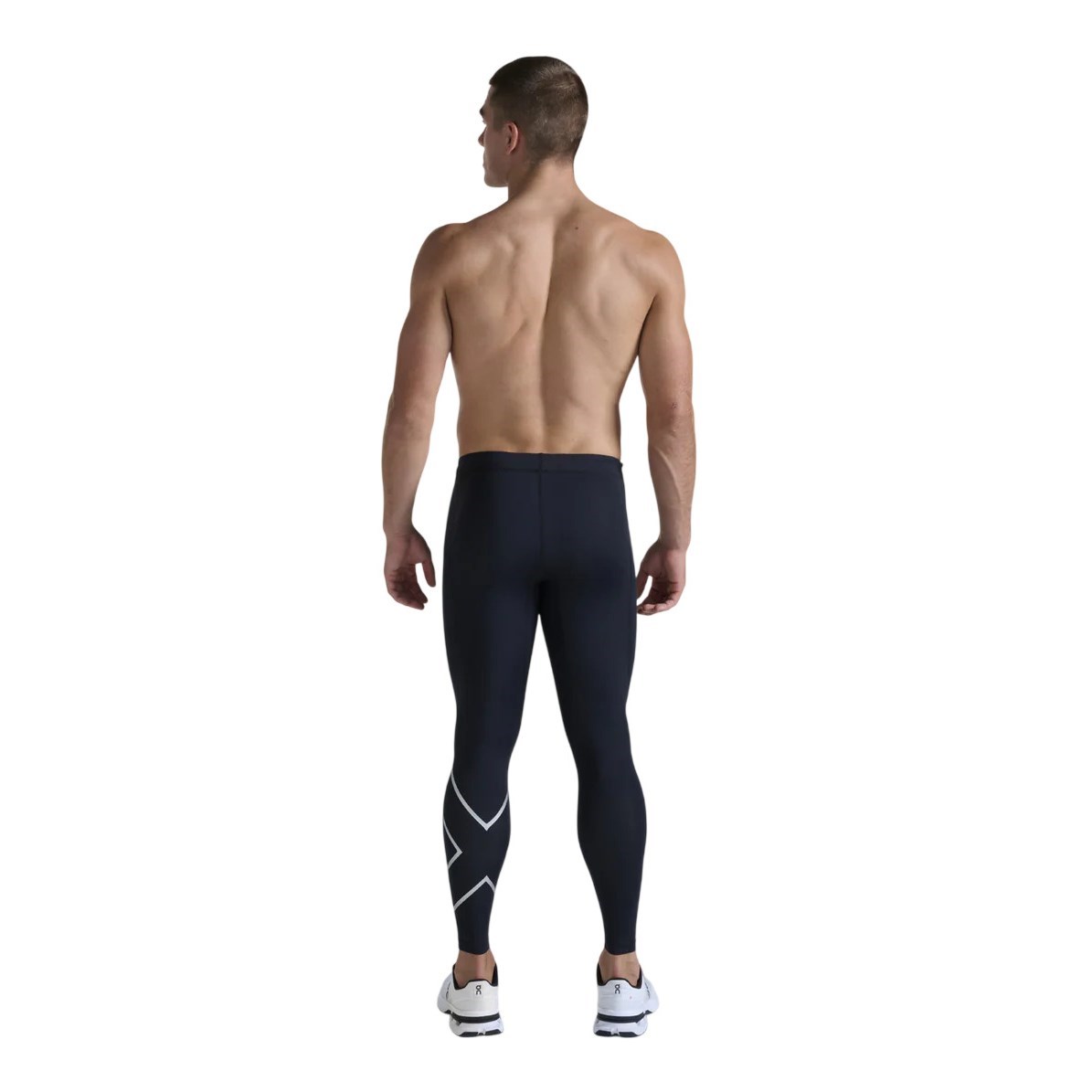 2XU Mens Compression Tights - Black/Silver - image 2