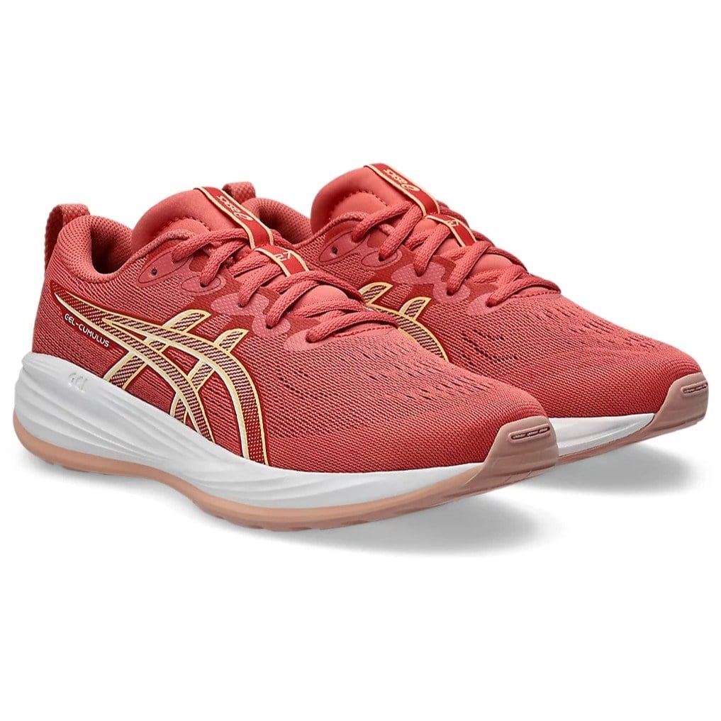 Asics Gel Cumulus 27 GS - Kids Running Shoes - Dark Pink Clay/Cream
