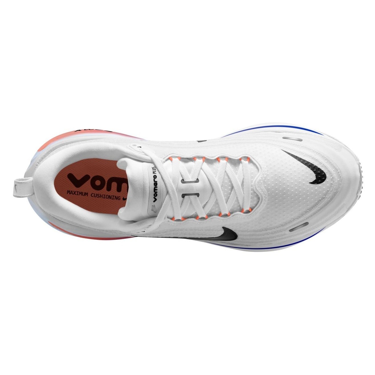 Nike Vomero Plus - Mens Running Shoes - White/Atomic Pink/Racer Blue - image 4