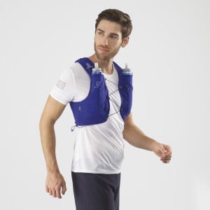Salomon Advanced Skin 5 Set Trail Running Vest - Clematis Blue/Ebony