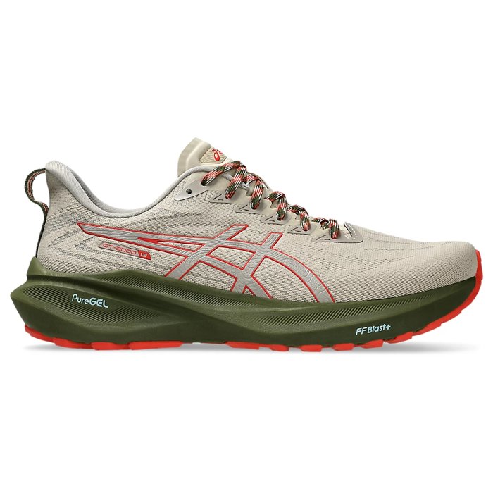 Asics GT-2000 13 TR - Mens Trail Running Shoes - Nature Bathing/Red Snapper