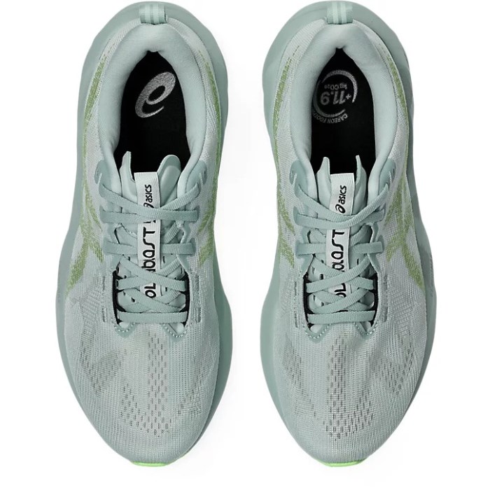 Asics Novablast 5 - Mens Running Shoes - Gold Moss/Light Orange