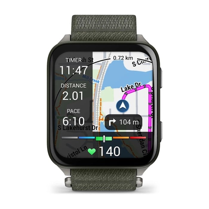 Garmin Venu X1 Premium Smartwatch - Moss/Titanium/Moss