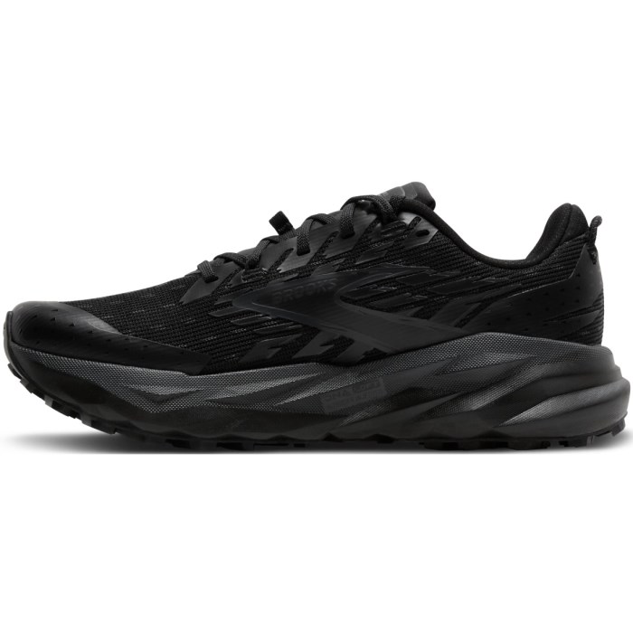 Brooks Cascadia 19 - Womens Trail Running Shoes - Black/Black/Black