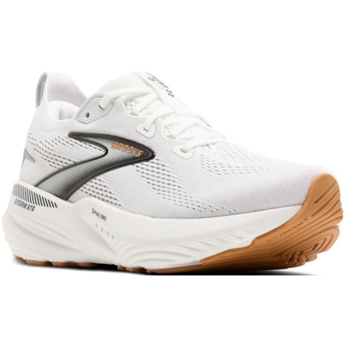 Brooks Glycerin GTS 22 - Womens Running Shoes - White/Grey/Black