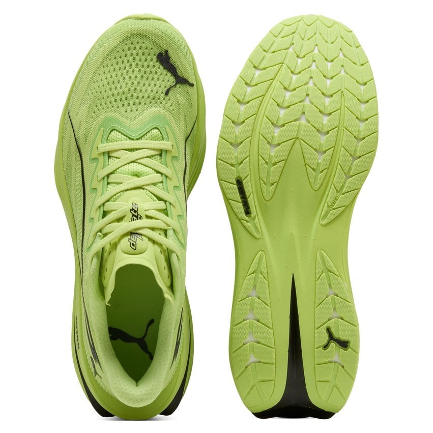 Puma Deviate Pure Nitro - Mens Running Shoes - Sunny Lime/Puma Black - image 6