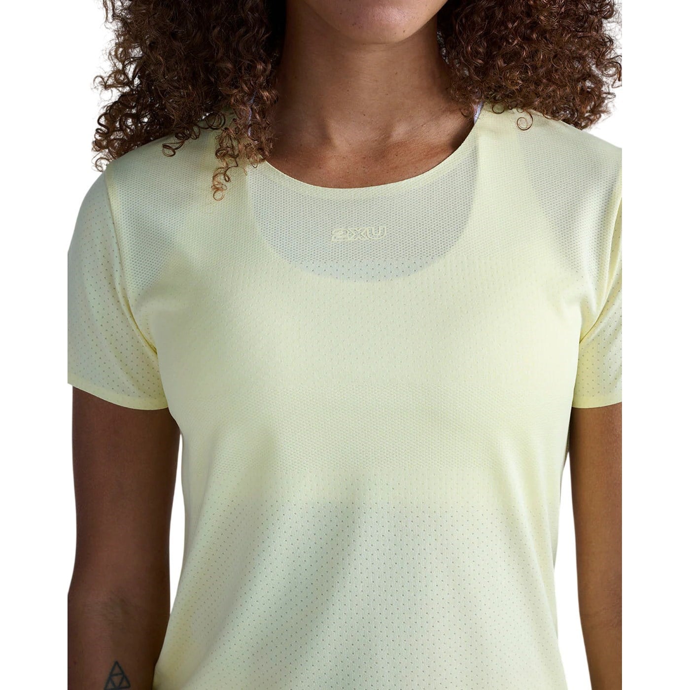 2XU Womens Light Speed Tech Tee - Lemon Ice/Lemon Reflective