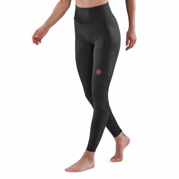 Skins Series-5 Skyscraper Womens Compression Long Tights - Black