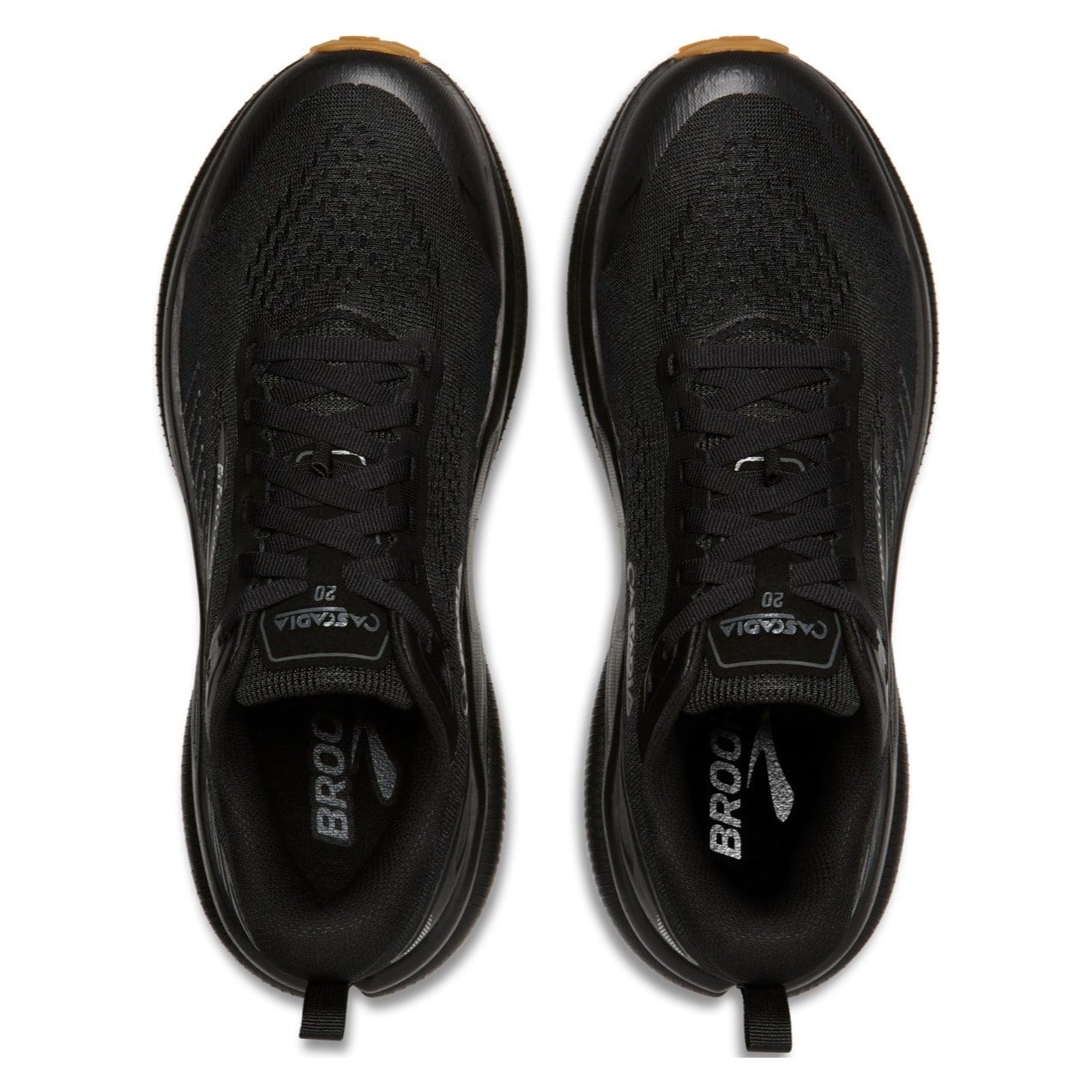 Brooks Cascadia 20 - Mens Trail Running Shoes - Black/Ebony/Gum - image 3