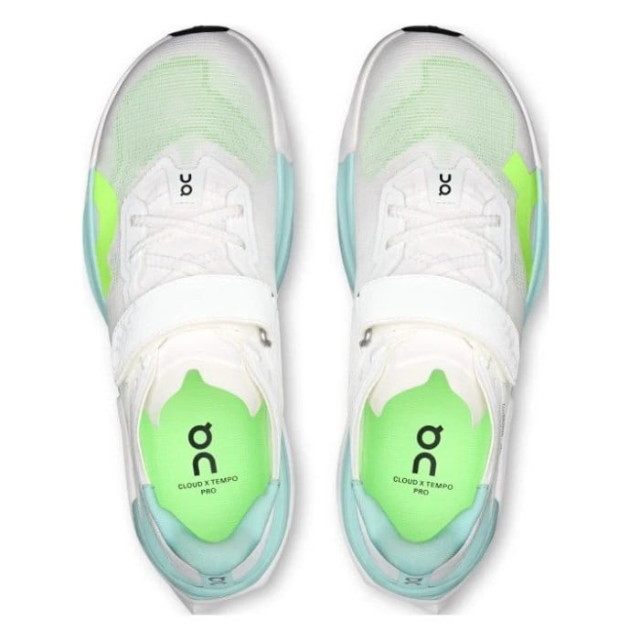 On Cloud X Tempo Pro - Womens Training Shoes - White/Celeste - image 4