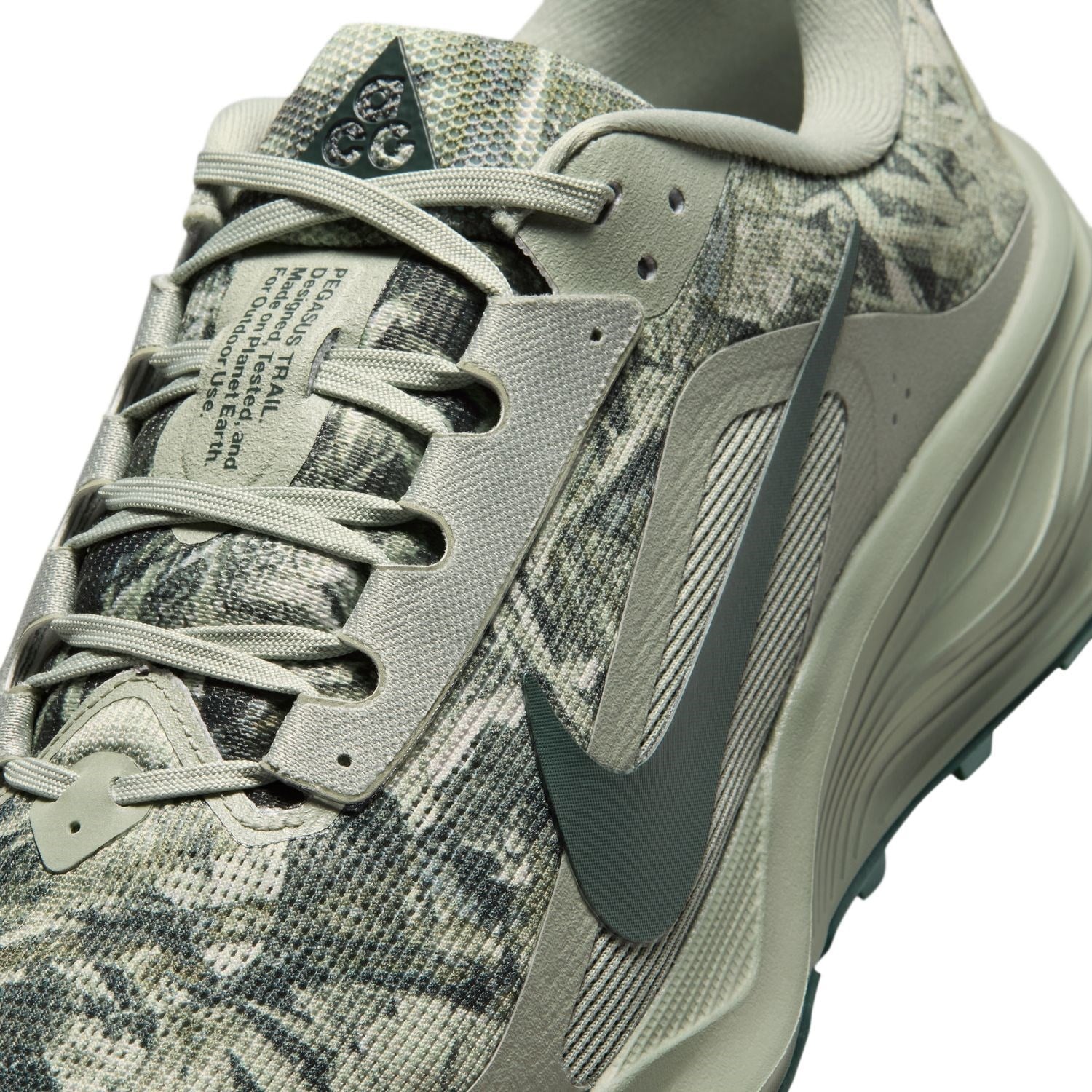 Nike ACG Pegasus Trail - Mens Trail Running Shoes - Spruce Fog/Black Spruce/Sea Glass - image 8