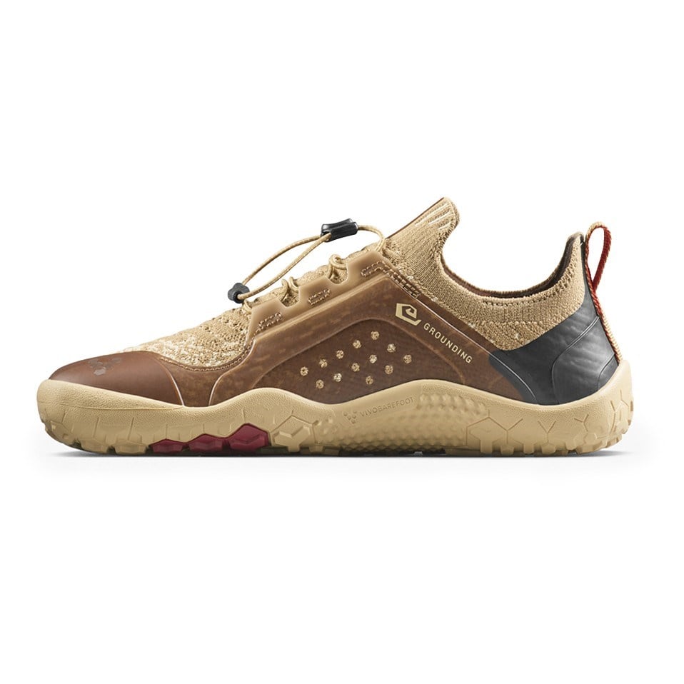 Vivobarefoot Primus Trail Knit FG Grounding - Mens Trail Running Shoes - Wood - image 2