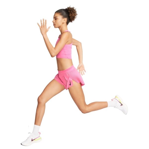 Nike Dri-Fit ADV AeroSwift Womens Racing Crop Top - Pinksicle/Black