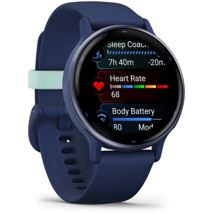 Garmin Vivoactive 5 GPS Smartwatch - Metallic Navy/Navy