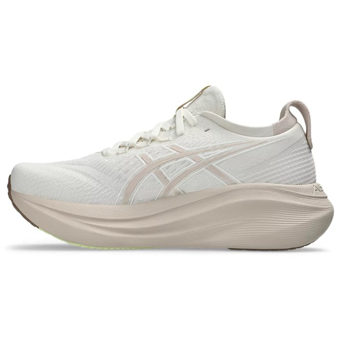 Asics Gel Nimbus 27 - Womens Running Shoes - Cream/Mineral Beige