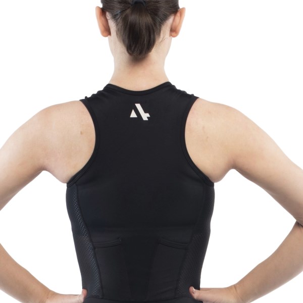Sub4 Action Womens Triathlon Singlet & Shorts - 2 Piece Set - Black