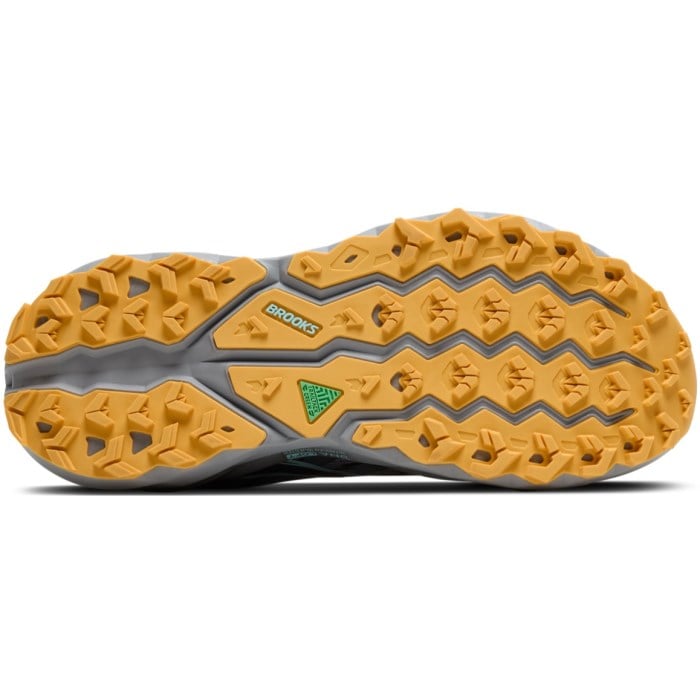 Brooks Cascadia 19 - Mens Trail Running Shoes - Alloy/Ebony/Orange