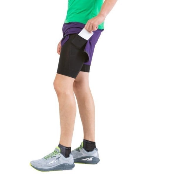 Ronhill Tech Revive Twin Mens Running Shorts - Imperial/Black
