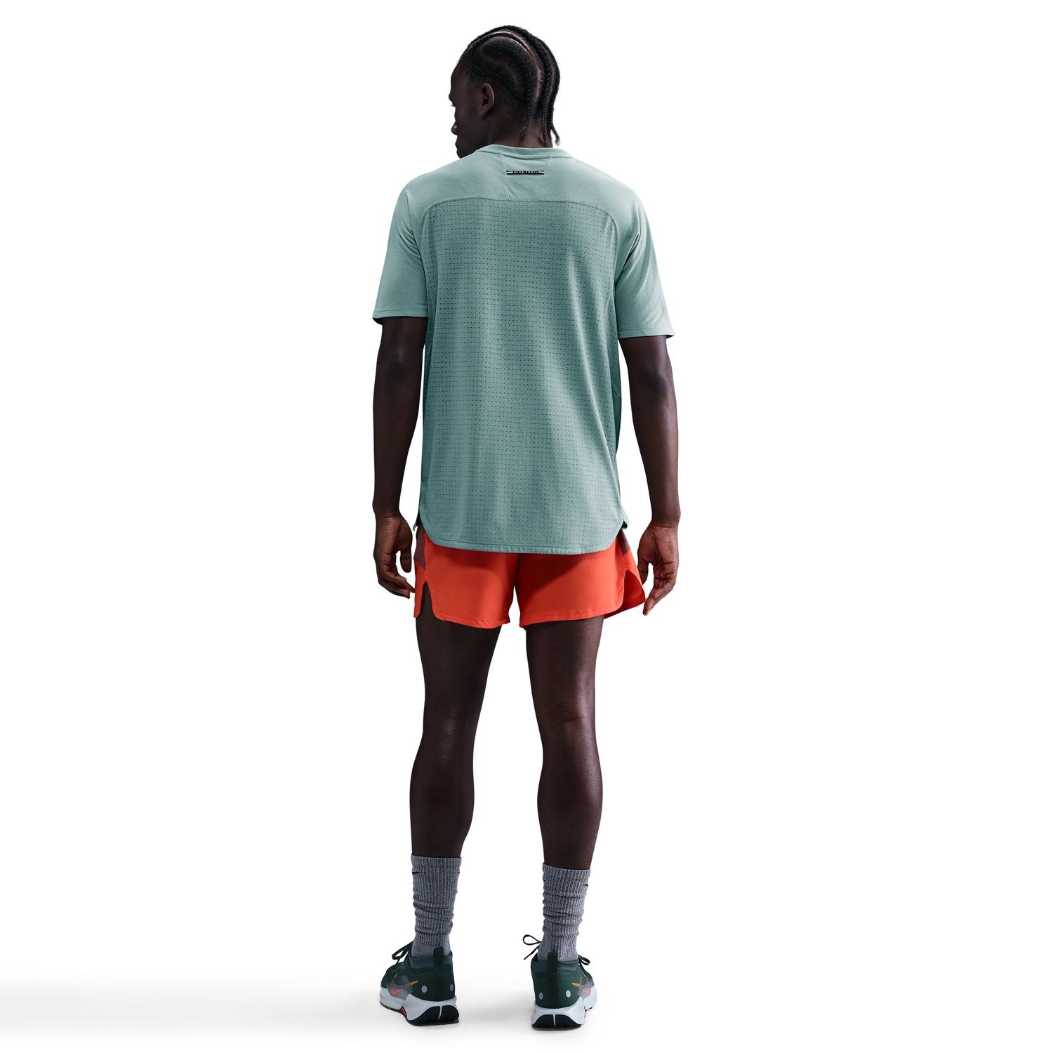 Nike Solar Chase ADV Running T-Shirt - Mens - Cannon/Black