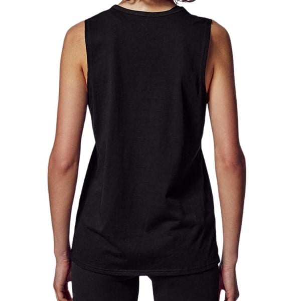 Running Bare Easy Rider Womens Muscle Tank Top - Black