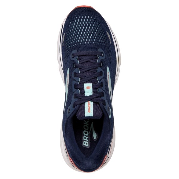 Brooks Ghost 15 - Womens Running Shoes - Peacoat/Canal Blue/Rose