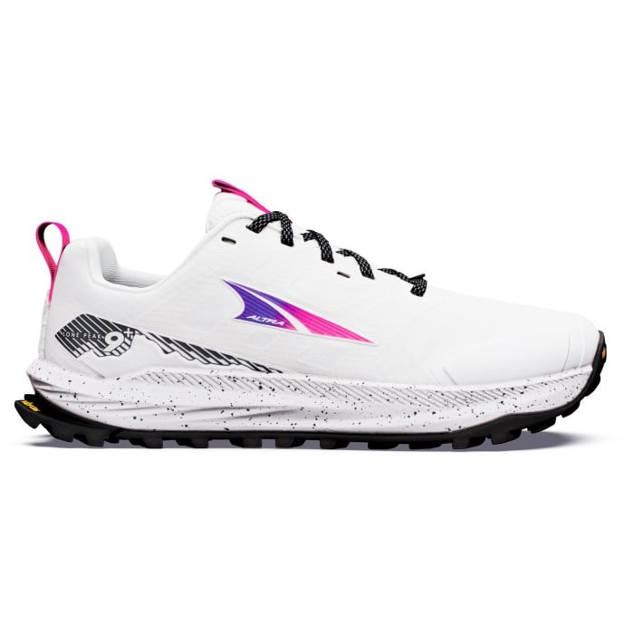 Altra Lone Peak 9+ - Womens Trail Running Shoes - Vaporous Gray/Knockout Pink/Black