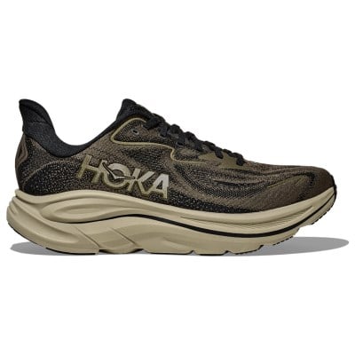 Hoka Clifton 10 - Mens Running Shoes - Dark Roast/Black
