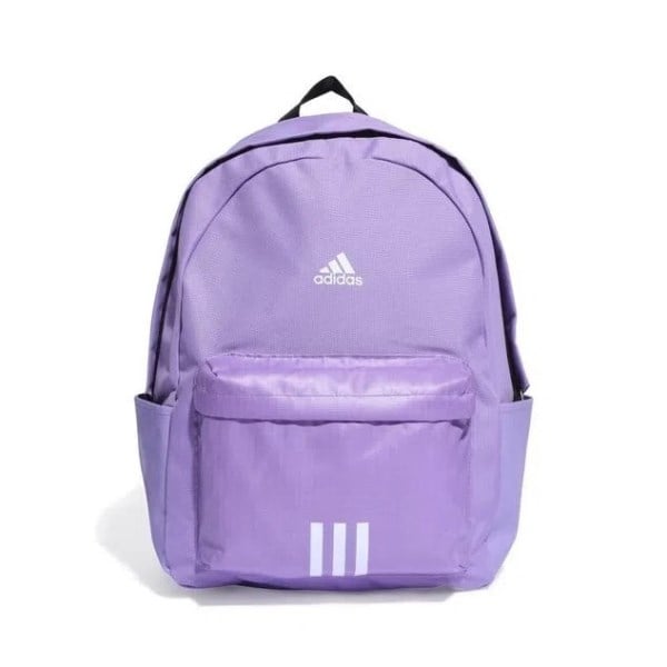 adidas Classic Badge Of Sport 3-Stripes Backpack - Violet Fuchsia/White