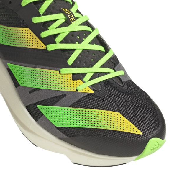 Adidas Adizero Takumi Sen 8 - Mens Running Shoes - Black/Beam/Yellow/Green