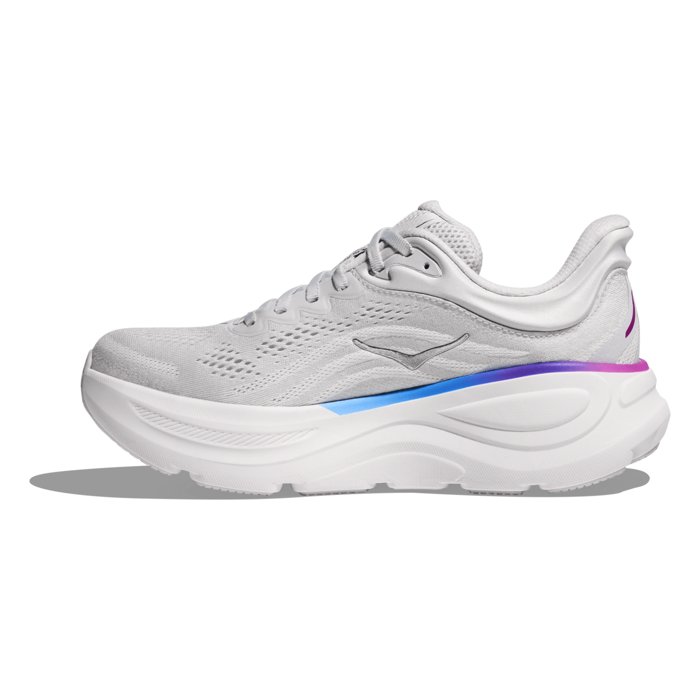 Hoka Bondi 9 - Womens Running Shoes - Cosmic Grey/White