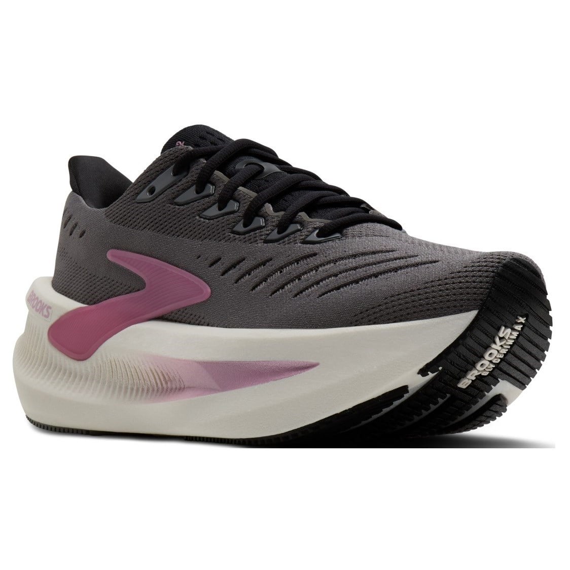 Brooks Glycerin Max 2 - Womens Running Shoes - Grey/Coconut/Metallic