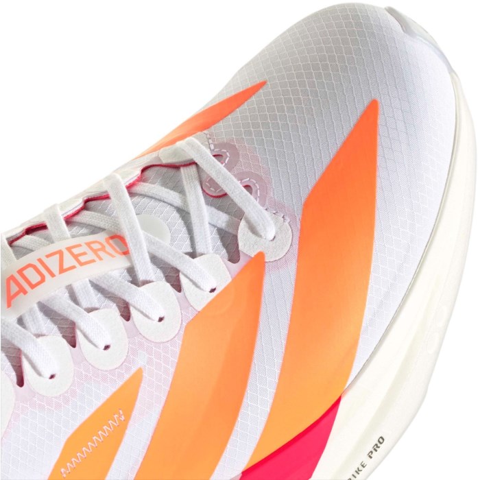 adidas Takumi Sen 11 - Mens Running Shoes - Cloud White/Lucid Orange/Lucid Red