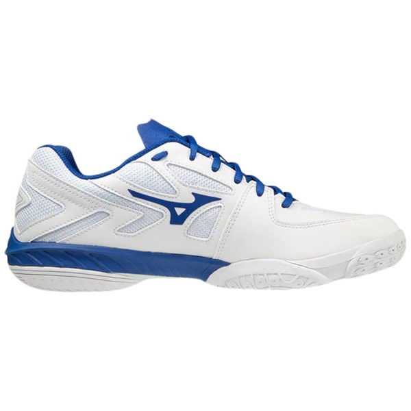 Mizuno Wave Claw EL 2 - Unisex Badminton Shoes - White/Surf the Web