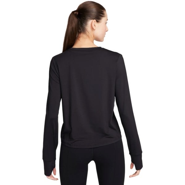 Nike One Classic Dri-Fit Long Sleeve Womens Training Top - Black/Black