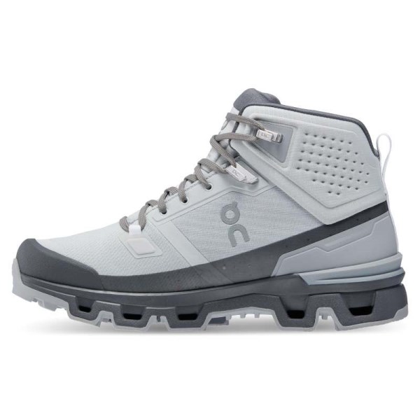 On Cloudrock 2 Waterproof - Womens Hiking Shoes - Glacier/Eclipse