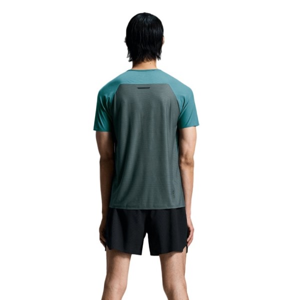 On Running Performance-T Mens Running T-Shirt - Storm/Stone