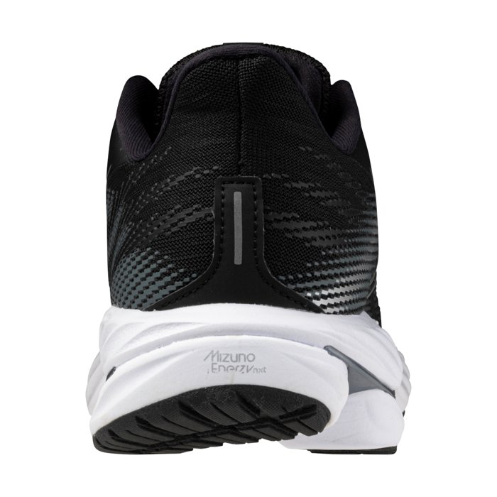 Mizuno Wave Inspire 21 - Mens Running Shoes - Black/Silver/Metallic Gray