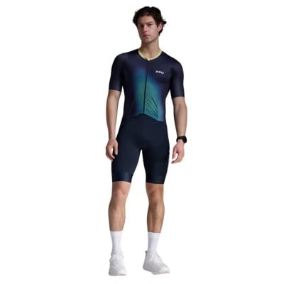 2XU Aero Mens Hex Sleeved Trisuit