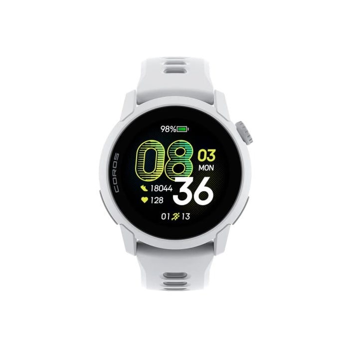 Coros Pace 4 Premium Multisport GPS Watch With Silicone Band - White